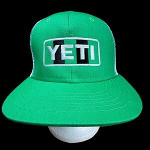 Yeti Austin‎ FC Soccer Mesh Trucker Limited Edition Snapback Hat Green and White